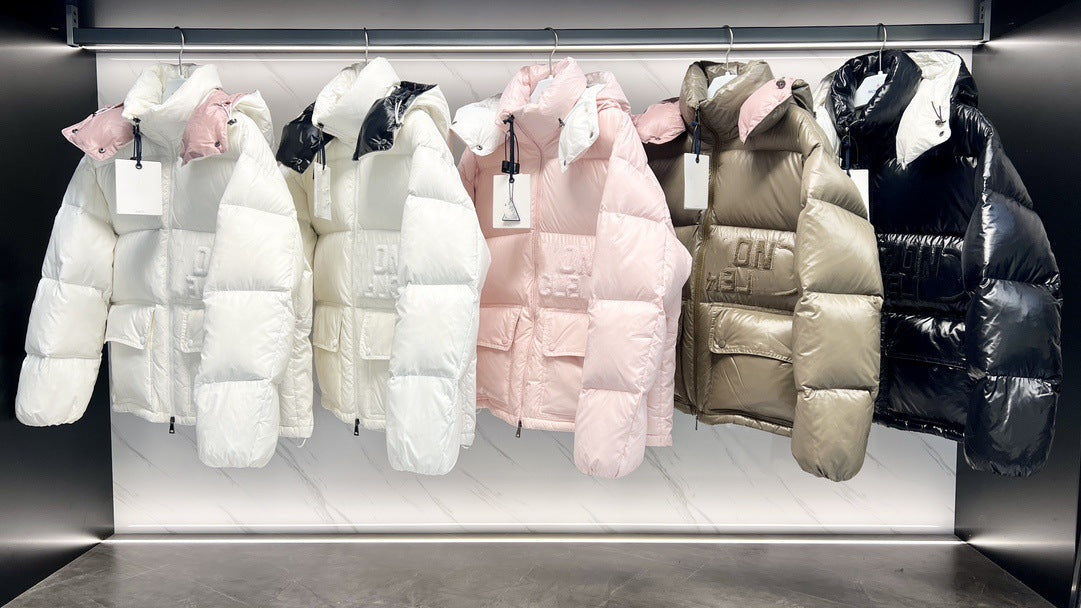 Monc. Pink Puffer Jacket