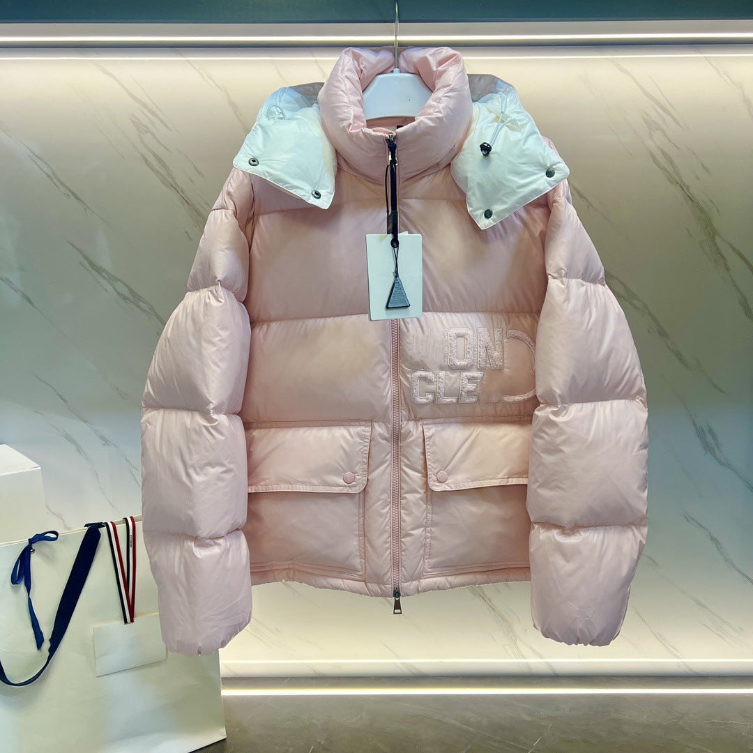 Monc. Pink Puffer Jacket