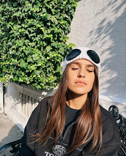 Berretto Beanie con Occhiali Integrati