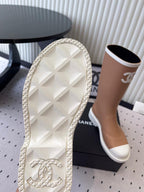 Viral Rubber Boots Caramel