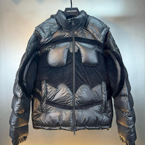 Giacca trapuntata nera di Batman