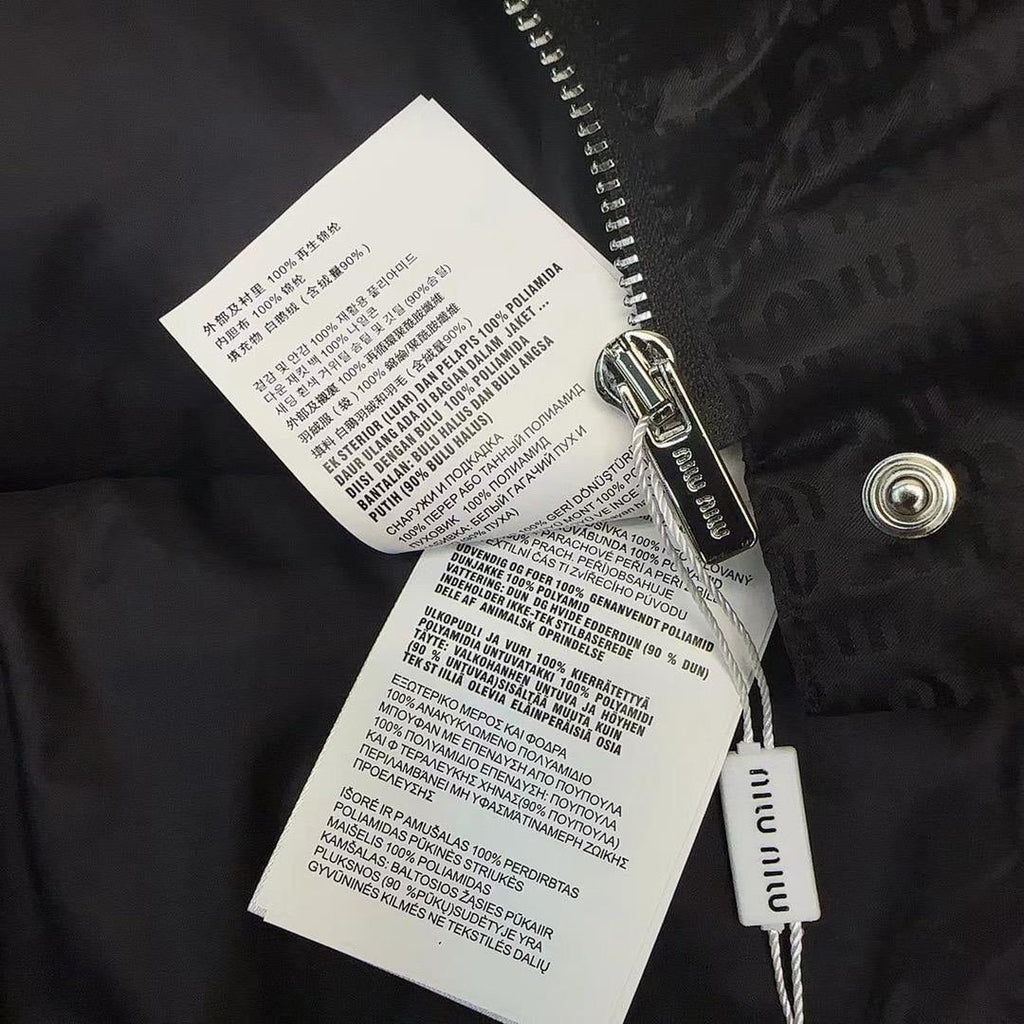 MM. Black Puffer Jacket