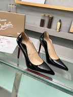 Black Pointed-Toe Pumps
