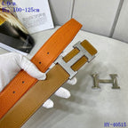 Cintura reversibile iconica in pelle