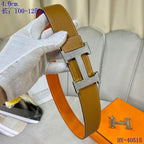 Cintura reversibile iconica in pelle
