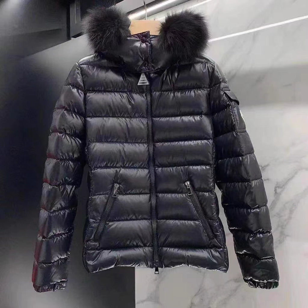 Monc. BadyF Hooded Puffer With Fur