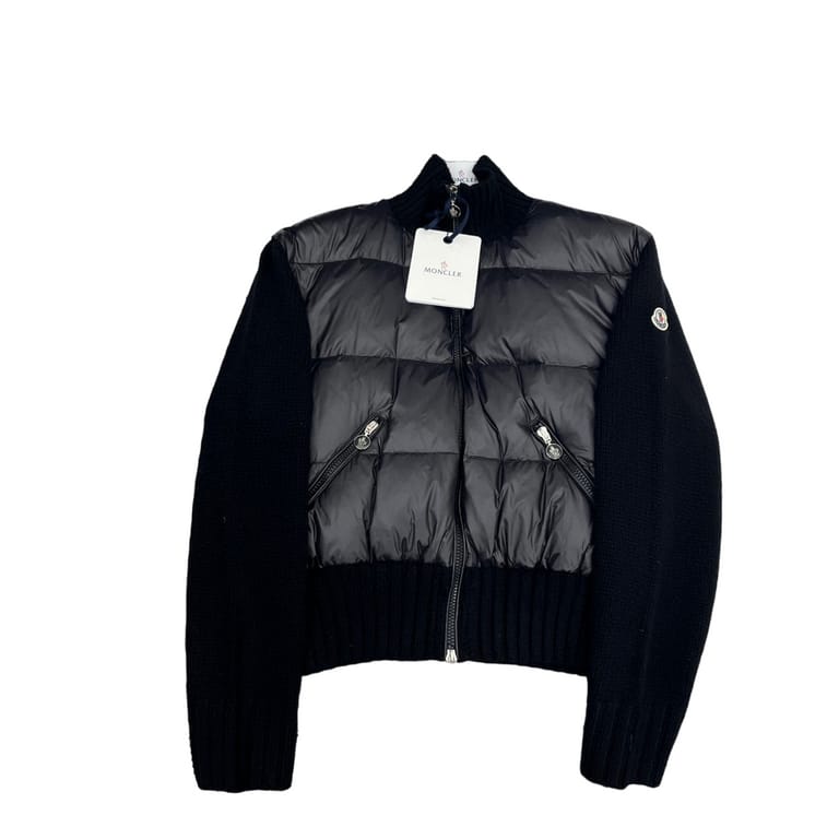 Monc. Puffer Cardigan Jacket