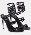 Cleo Crystal Strap Sandals