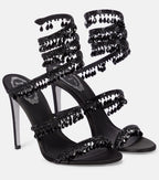 Cleo Crystal Strap Sandals