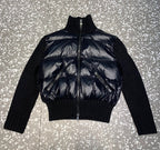 Monc. Puffer Cardigan Jacket