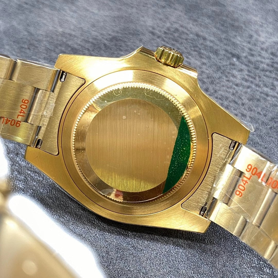 Orologio Automatico con Quadrante Verde Oro 40 mm
