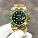 Orologio Automatico con Quadrante Verde Oro 40 mm