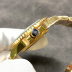 Orologio Automatico con Quadrante Verde Oro 40 mm