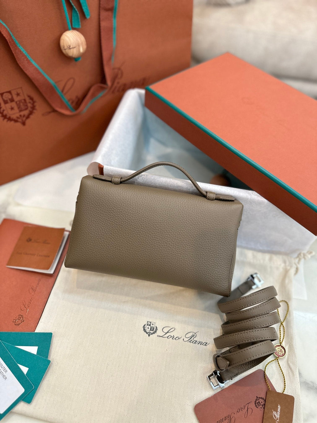 Borsa Saddle 19 in pelle Loro