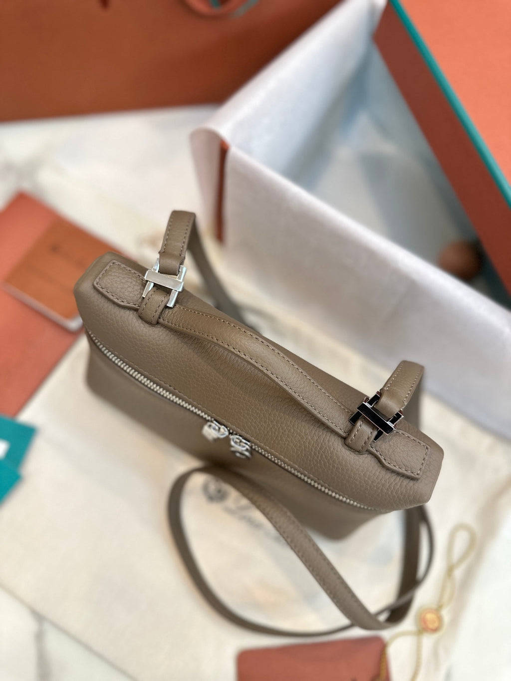 Borsa Saddle 19 in pelle Loro