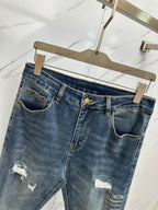 Men’s Designer Washed Denim Jeans