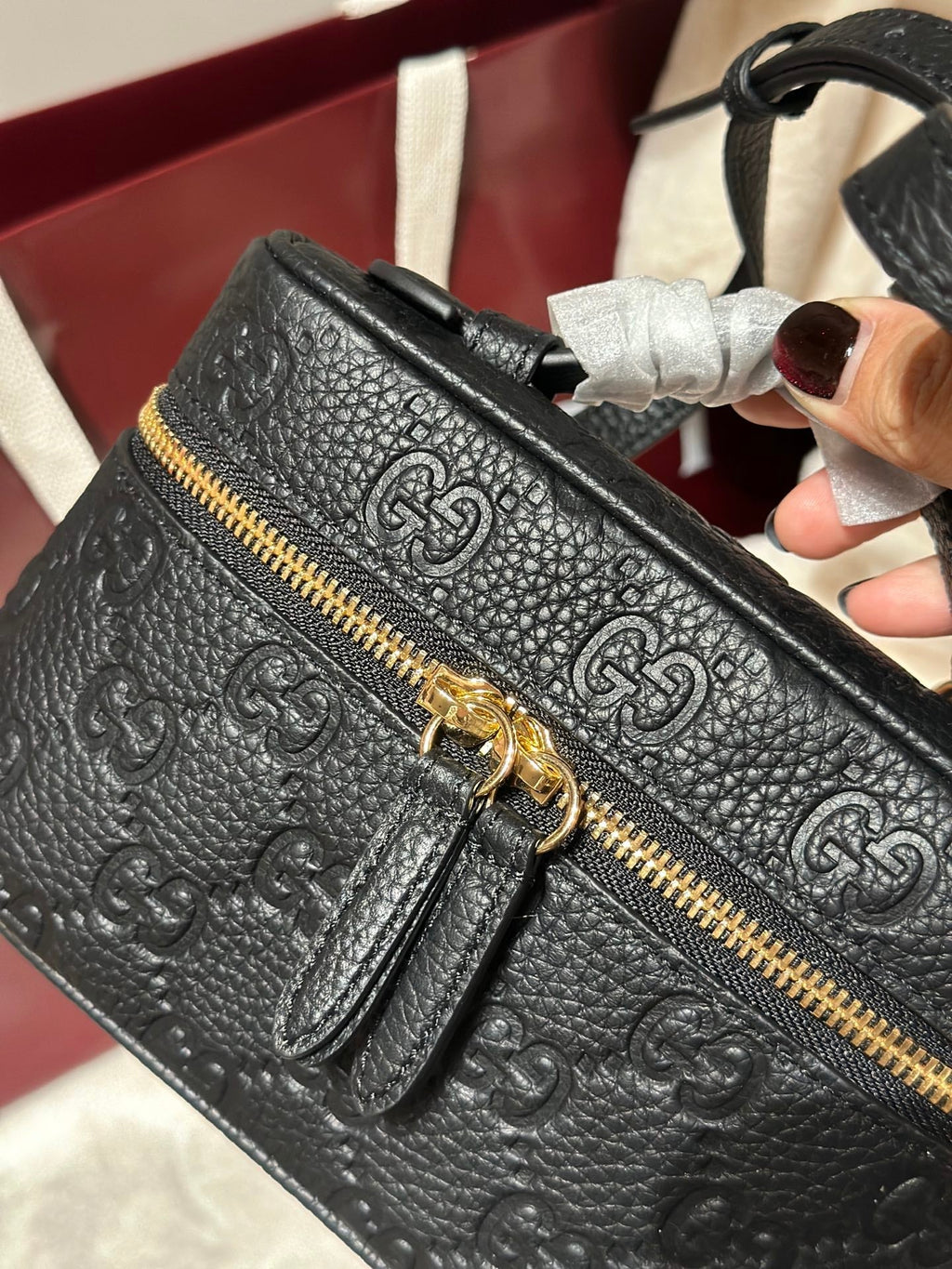 Borsa a Tracolla in Pelle Stampata