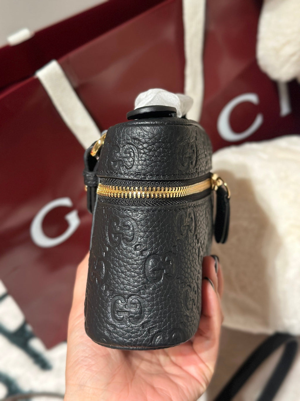 Borsa a Tracolla in Pelle Stampata
