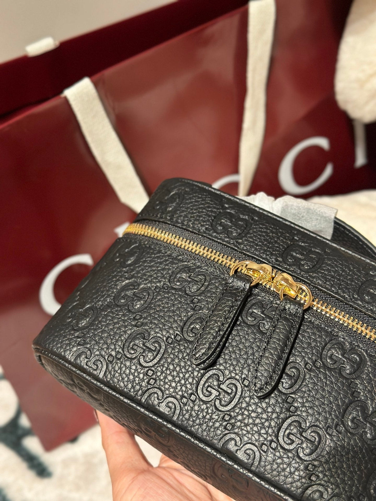 Borsa a Tracolla in Pelle Stampata