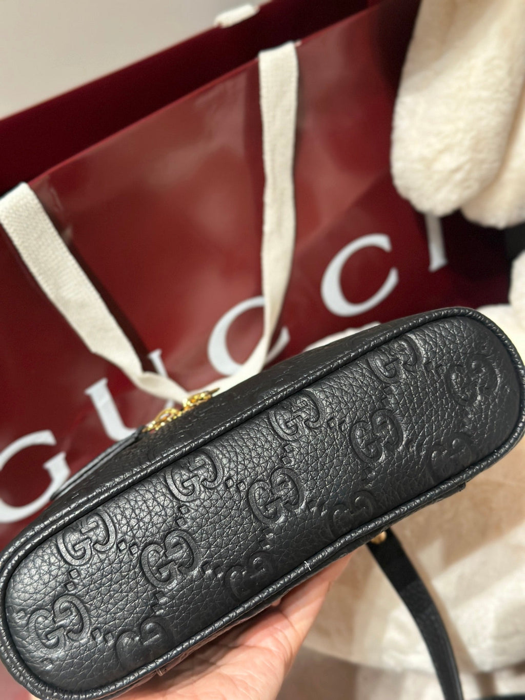Borsa a Tracolla in Pelle Stampata