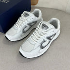 B30 Inspired Sneakers – Pelle di Serpente Bianca