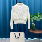 Monc. Puffer Cardigan Jacket