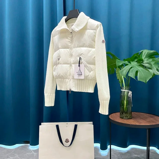 Monc. Puffer Cardigan Jacket