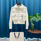 Monc. Puffer Cardigan Jacket